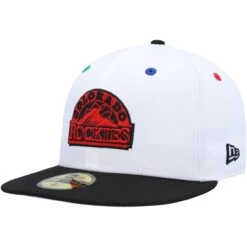 Men's Colorado Rockies New Era White/Black 25th Anniversary Primary Eye 59FIFTY Fitted Hat -NEW ERA Sales Store black colorado rockies 25th anniversary primary eye 59fifty fitted hat ss5 p 4640856pv 3u ut0j9mayzkejp7cm8if7v aot1wuz3qamtsghsk6ya