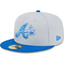Men's Atlanta Braves New Era Gray/Blue Dolphin 59FIFTY Fitted Hat -NEW ERA Sales Store blue atlanta braves dolphin 59fifty fitted hat ss5 p 200000356pv 3u iqt25mnp01yncsywh5tjv piotz8arigtgibcegm6d
