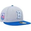 Men's Boston Red Sox New Era Gray/Blue Dolphin 59FIFTY Fitted Hat