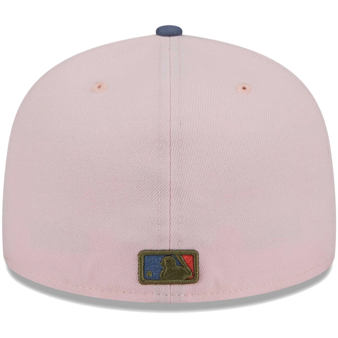 Men's Boston Red Sox New Era Pink/Blue Olive Undervisor 59FIFTY Fitted Hat 4 Men's Boston Red Sox New Era Pink/Blue Olive Undervisor 59FIFTY Fitted Hat - Image 4