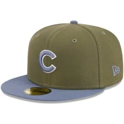 Men's Chicago Cubs New Era Olive/Blue 59FIFTY Fitted Hat -NEW ERA Sales Store blue chicago cubs 59fifty fitted hat ss5 p 200013101pv 3u hrttpygxdnwkdlugbbtgv bzz5swp1ovr5u5wtezvw