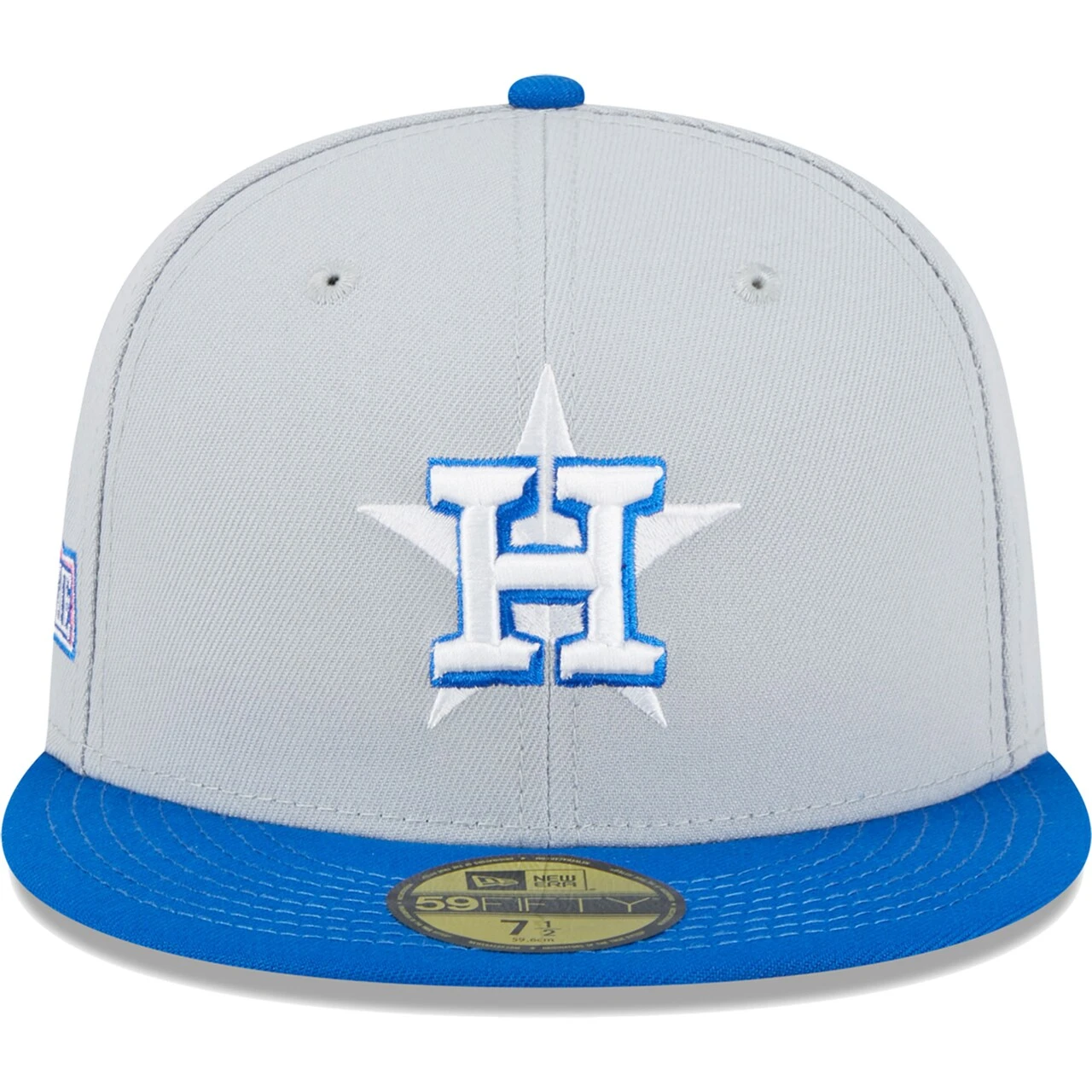 Men's Houston Astros New Era Gray/Blue Dolphin 59FIFTY Fitted Hat 2 Men's Houston Astros New Era Gray/Blue Dolphin 59FIFTY Fitted Hat - Image 2