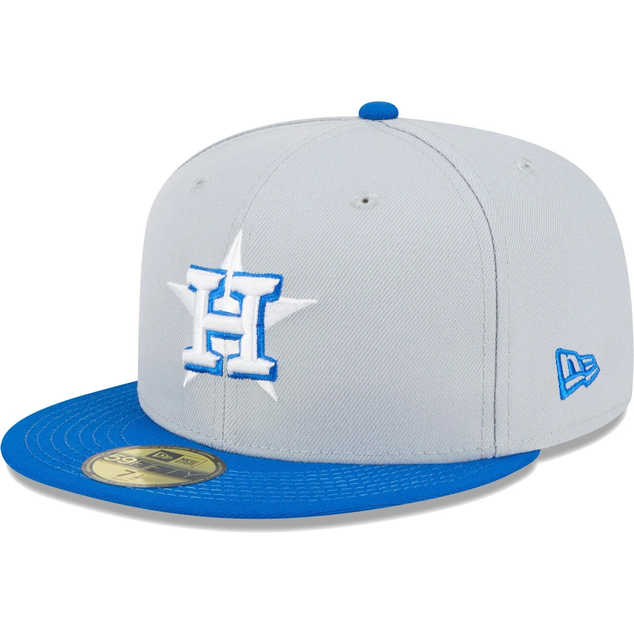 Men's Houston Astros New Era Gray/Blue Dolphin 59FIFTY Fitted Hat 3 Men's Houston Astros New Era Gray/Blue Dolphin 59FIFTY Fitted Hat - Image 3