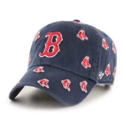 Boston Red Sox '47 Women's Primary Team Logo Clean Up Adjustable Hat – Navy