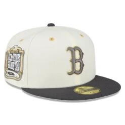 Men's Boston Red Sox New Era White/Charcoal 1999 MLB All-Star Game Chrome 59FIFTY Fitted Hat
