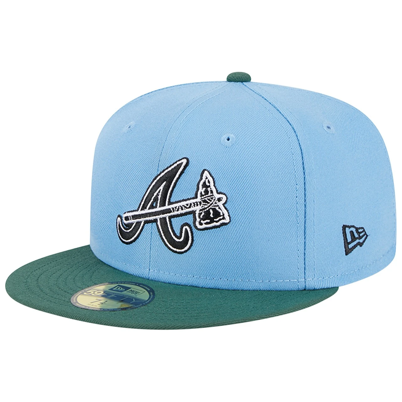 Men's Atlanta Braves New Era Sky Blue/Cilantro 1995 World Series 59FIFTY Fitted Hat 3 Men's Atlanta Braves New Era Sky Blue/Cilantro 1995 World Series 59FIFTY Fitted Hat - Image 3
