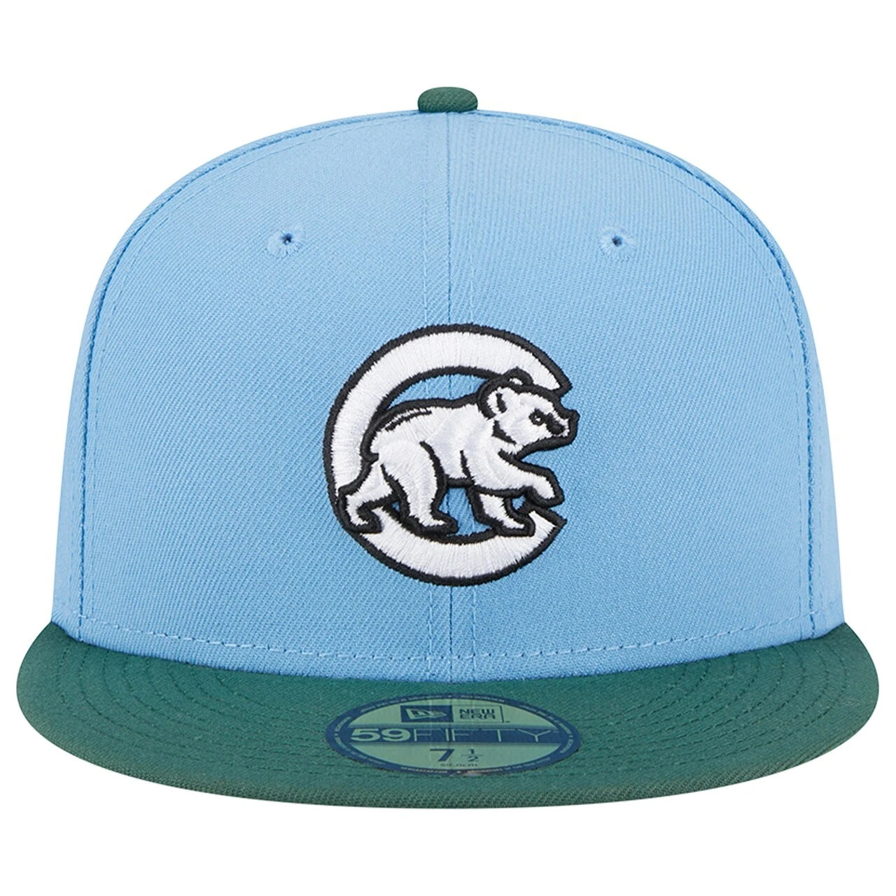 Men's Chicago Cubs New Era Sky Blue/Cilantro Wrigley Field 59FIFTY Fitted Hat 2 Men's Chicago Cubs New Era Sky Blue/Cilantro Wrigley Field 59FIFTY Fitted Hat - Image 2