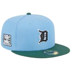 Men's Detroit Tigers New Era Sky Blue/Cilantro 2006 World Series 59FIFTY Fitted Hat