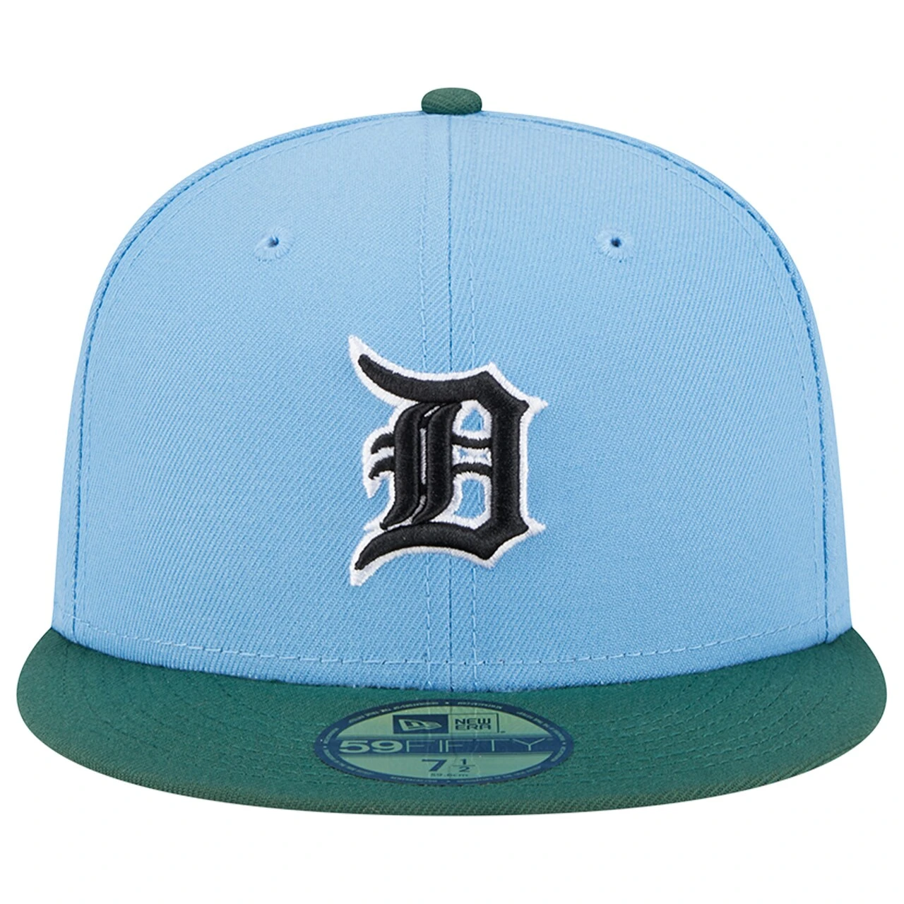 Men's Detroit Tigers New Era Sky Blue/Cilantro 2006 World Series 59FIFTY Fitted Hat 2 Men's Detroit Tigers New Era Sky Blue/Cilantro 2006 World Series 59FIFTY Fitted Hat - Image 2
