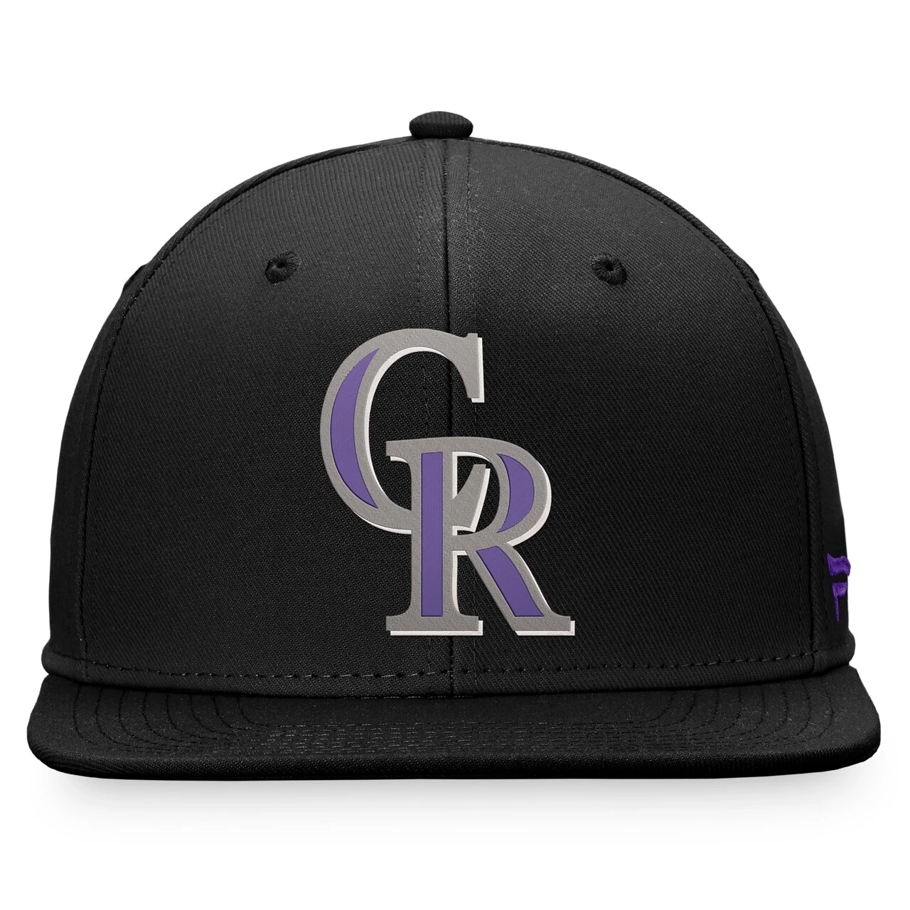 Men's Colorado Rockies Fanatics Branded Black/ State Side Two-Tone Snapback Hat 2 Men's Colorado Rockies Fanatics Branded Black/ State Side Two-Tone Snapback Hat - Image 2