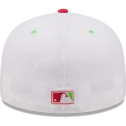 Men's Chicago Cubs New Era White/Coral 100 Years At Wrigley Field Strawberry Lolli 59FIFTY Fitted Hat -NEW ERA Sales Store coral chicago cubs 100 years at wrigley field strawberry lolli 59fifty fitted hat ss5 p 4770975pv 4u lbztm78udqmtcghnjsdfv mpw77gdgjryflqrcmvom