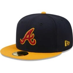 Men's Atlanta Braves New Era Navy/Gold 2011 MLB All-Star Game Primary Logo 59FIFTY Fitted Hat -NEW ERA Sales Store gold atlanta braves 2011 mlb all star game primary logo 59fifty fitted hat ss5 p 4937467pv 3u x7zzrtas0ewmampxxvbuv nj9tqmia4uqmctjexnxb