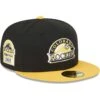 Men's Colorado Rockies New Era Black/Gold 59FIFTY Fitted Hat