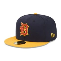 Men's Detroit Tigers New Era Navy/Gold Primary Logo 59FIFTY Fitted Hat -NEW ERA Sales Store gold detroit tigers primary logo 59fifty fitted hat ss5 p 4937475pv 3u riddpa6zvazlmxxlm7mpv pnf7v6uib5oumgwkiulg