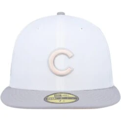 Men's Chicago Cubs New Era White/Gray Wrigley Field Side Patch Peach Undervisor 59FIFTY Fitted Hat -NEW ERA Sales Store gray chicago cubs wrigley field side patch peach undervisor 59fifty fitted hat ss5 p 4596914pv 2u fwnvile9rhzumfklhc2xv 57jjdeq8b38ck5pmbxep