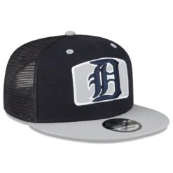 Men's Detroit Tigers New Era Navy/Gray Logo Zoom Trucker 9FIFTY Snapback Hat -NEW ERA Sales Store gray detroit tigers logo zoom trucker 9fifty snapback hat ss5 p 4640783pv 3u bkwysnhtln09kpiynnhkv mezqrunrxrwrdr6pcjdr