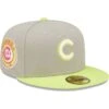 Men's Chicago Cubs New Era Gray/Green 1962 MLB All-Star Game Cyber 59FIFTY Fitted Hat