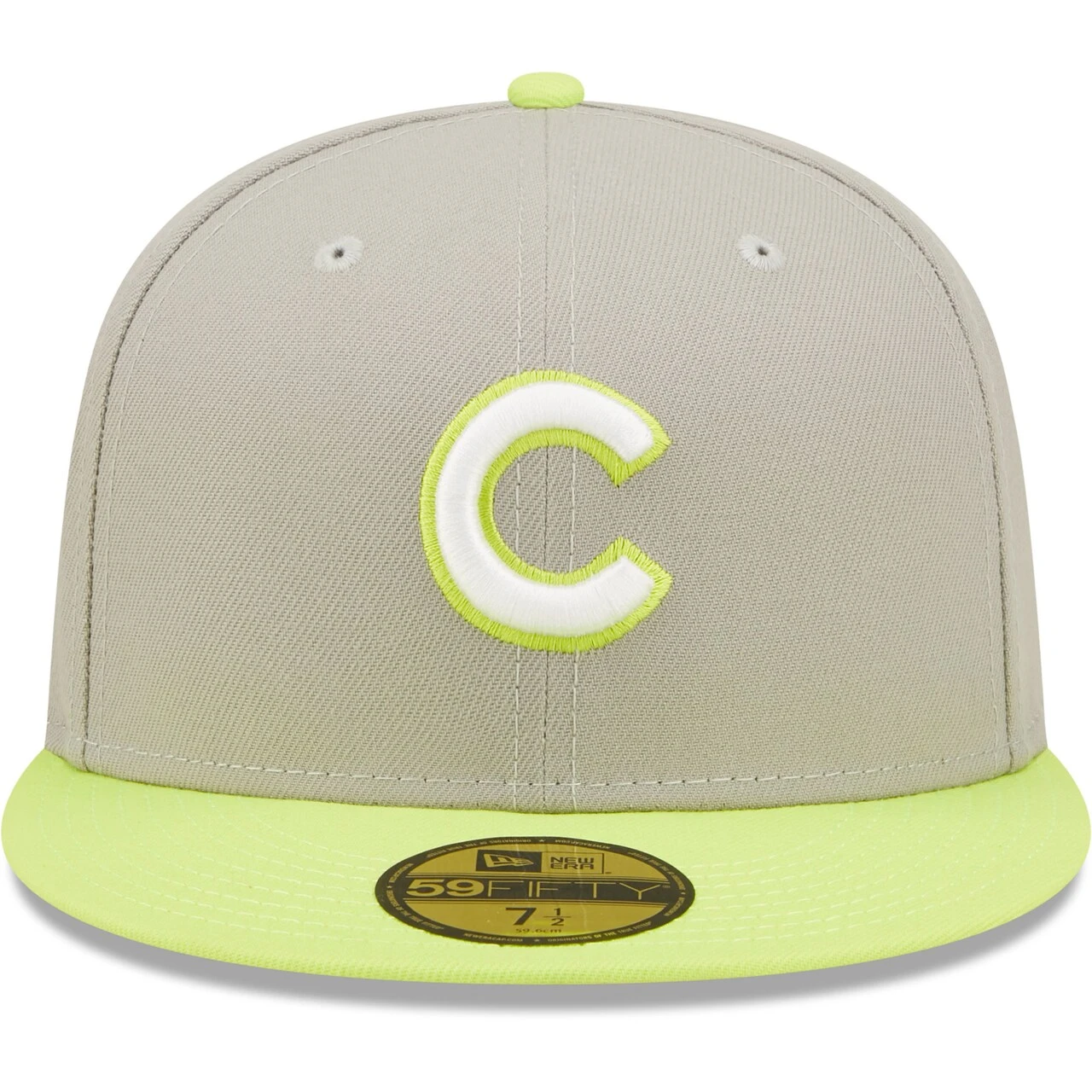 Men's Chicago Cubs New Era Gray/Green 1962 MLB All-Star Game Cyber 59FIFTY Fitted Hat 2 Men's Chicago Cubs New Era Gray/Green 1962 MLB All-Star Game Cyber 59FIFTY Fitted Hat - Image 2