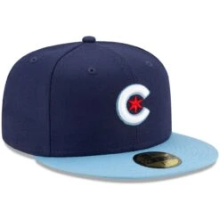 Men's Chicago Cubs New Era Navy/Light Blue 2021 City Connect 59FIFTY Fitted Hat -NEW ERA Sales Store light blue chicago cubs 2021 city connect 59fifty fitted hat pi4104000 altimages ff 4104514 94ab2bac927b40d15710alt3 full