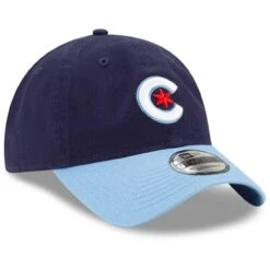 Men's Chicago Cubs New Era Navy/Light Blue 2021 City Connect 9TWENTY Adjustable Hat -NEW ERA Sales Store light blue chicago cubs 2021 city connect 9twenty adjustable hat pi4104000 altimages ff 4104533 05fba762e69322ab06aealt3 full