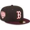 Men's Boston Red Sox New Era Brown/Maroon Chocolate Strawberry 59FIFTY Fitted Hat