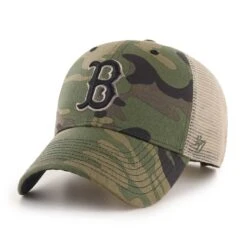 Men's Boston Red Sox '47 Camo Branson MVP Adjustable Hat