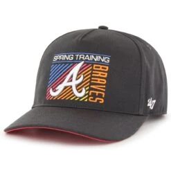 Men's Atlanta Braves '47 Charcoal 2023 Spring Training Reflex Hitch Snapback Hat
