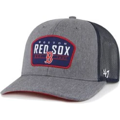 Men's Boston Red Sox '47 Charcoal Slate Trucker Snapback Hat