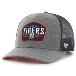 Men's Detroit Tigers '47 Charcoal Slate Trucker Snapback Hat