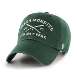 Men's Boston Red Sox '47 Green Green Monster Crossed Bat Clean Up Adjustable Hat