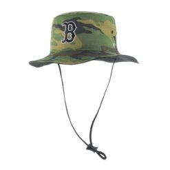 Men's Boston Red Sox '47 Green Sarge Camo Bucket Hat