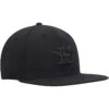 Men's Houston Astros '47 Black On Black Sure Shot Captain Snapback Hat