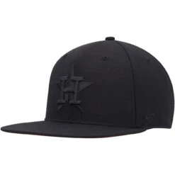 Men's Houston Astros '47 Black On Black Sure Shot Captain Snapback Hat -NEW ERA Sales Store mens 47 houston astros black on black sure shot captain snapback hat ss5 p 200021577pv 3u ueva86r2lcz31at7rrvdv pecbkkszxr3gbm8exoua