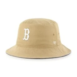Men's Boston Red Sox '47 Khaki Chambray Ballpark Bucket Hat