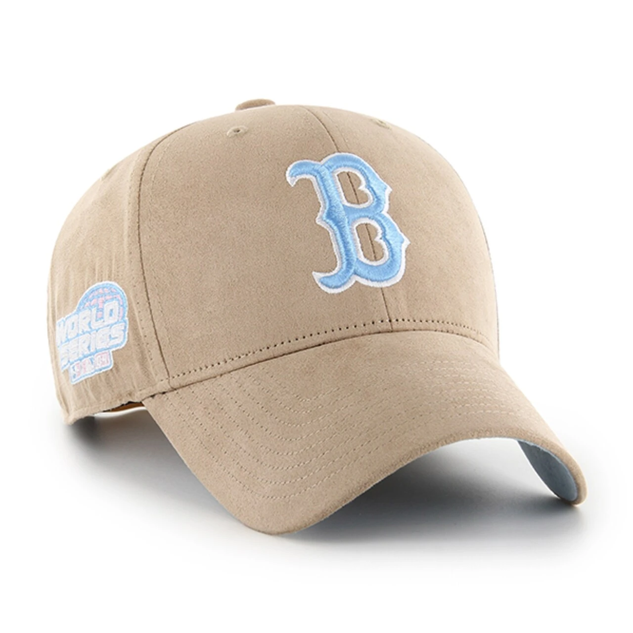 Men's Boston Red Sox '47 Khaki Ultra Suede MVP Adjustable Hat 2 Men's Boston Red Sox '47 Khaki Ultra Suede MVP Adjustable Hat - Image 2