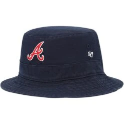 Men's Atlanta Braves '47 Navy Primary Bucket Hat
