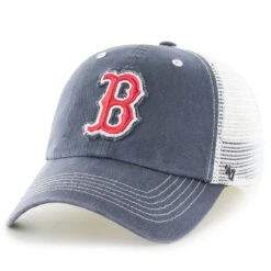 Men's Boston Red Sox '47 Navy Blue Mountain Trucker Flex Hat