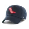 Men's Boston Red Sox '47 Navy Cooperstown Collection Franchise Logo Fitted Hat