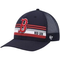 Men's Boston Red Sox '47 Navy Cumberland Trucker Snapback Hat