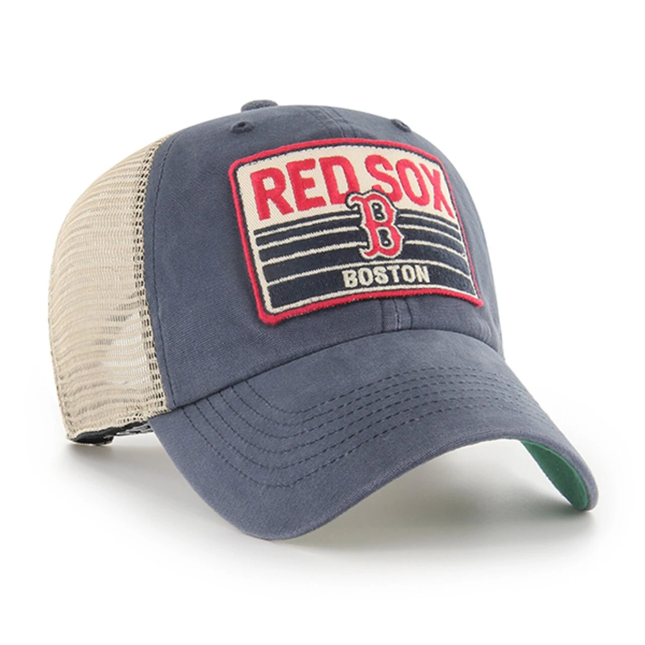Men's Boston Red Sox '47 Navy Four Stroke Clean Up Trucker Snapback Hat 2 Men's Boston Red Sox '47 Navy Four Stroke Clean Up Trucker Snapback Hat - Image 2