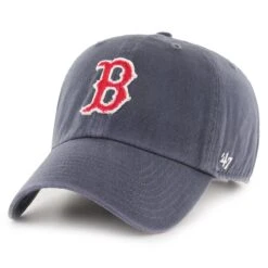 Men's Boston Red Sox '47 Navy Ripple Clean Up Adjustable Hat