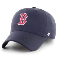 Men's Boston Red Sox '47 Navy Running Clean Up Adjustable Hat
