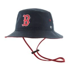 Men's Boston Red Sox '47 Navy Team Kirby Bucket Hat