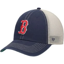 Men's Boston Red Sox '47 Navy Trawler Clean Up Trucker Snapback Hat