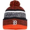 Men's Detroit Tigers '47 Navy Northward Cuffed Knit Hat With Pom