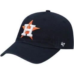 Men's Houston Astros '47 Navy Home Clean Up Adjustable Hat