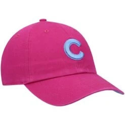 Men's Chicago Cubs '47 Pink Periwinkle Orchid Undervisor Clean Up Adjustable Hat -NEW ERA Sales Store mens 47 pink chicago cubs periwinkle orchid undervisor clean up adjustable hat pi4481000 altimages ff 4481527 168b22f7ee20b1869129alt3 full