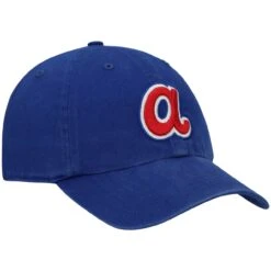 Men's Atlanta Braves '47 Royal 1972 Logo Cooperstown Collection Clean Up Adjustable Hat -NEW ERA Sales Store mens 47 royal atlanta braves 1972 logo cooperstown collection clean up adjustable hat pi3872000 altimages ff 3872947 82dcba59c628156af34calt3 full