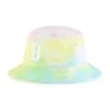 Men's Boston Red Sox '47 White Rainbow Tie Dye Bucket Hat
