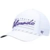 Men's Colorado Rockies '47 White Downburst Hitch Snapback Hat